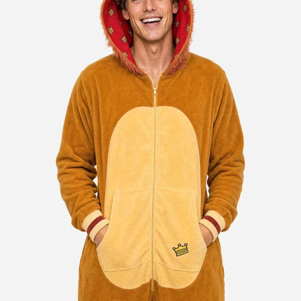 Leeuw Onesie Unisex Bruin van OppoSuits koop je bij Partywinkel