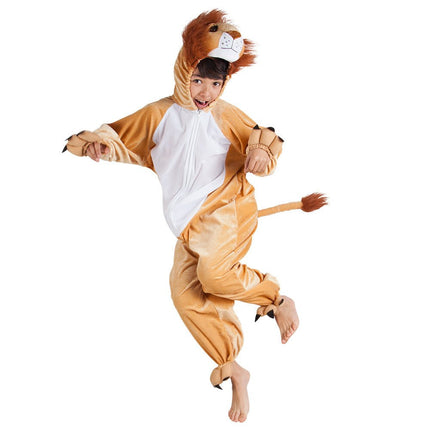 Leeuwen Onesie Kind van Boland koop je bij Partywinkel