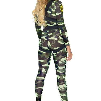 Leger Jumpsuit Dames Leg Avenue - Partywinkel - 714718482910