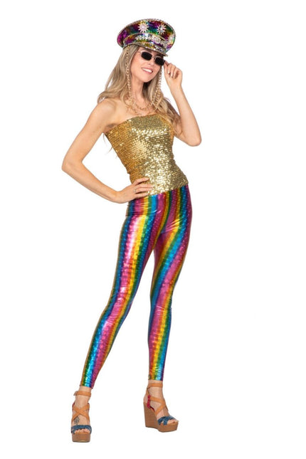 Legging Dames Regenboog van Wilbers & Wilbers koop je bij Partywinkel