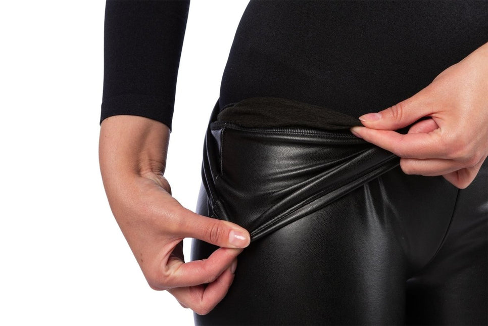 Legging zwart mat, met thermisch effect van Orlob koop je bij Partywinkel