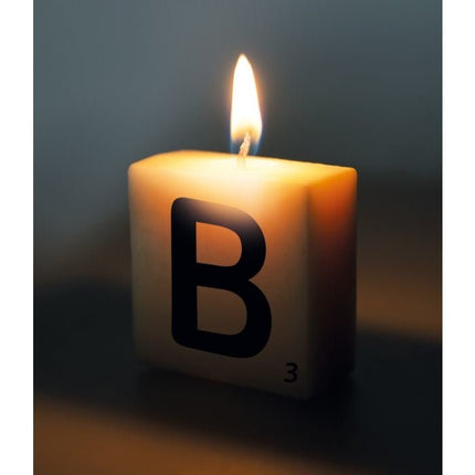 Letter Kaarsje B 4cm van Paper Dreams koop je bij Partywinkel