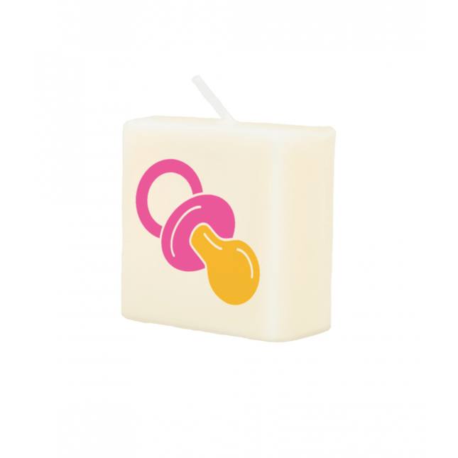 Letter Kaarsje Baby Girl 4cm van Paper Dreams koop je bij Partywinkel