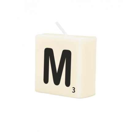 Letter Kaarsje M 4cm van Paper Dreams koop je bij Partywinkel