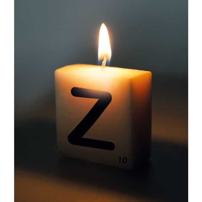 Letter Kaarsje Z 4cm van Paper Dreams koop je bij Partywinkel