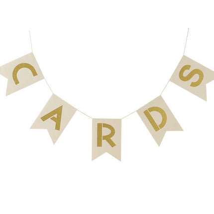 Letterslinger Cards 2m van Ginger Ray koop je bij Partywinkel