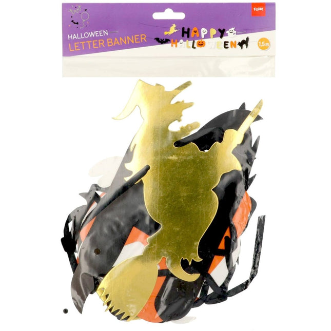 Letterslinger Happy Halloween van Folat koop je bij Partywinkel