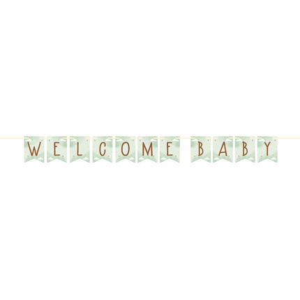 Letterslinger Welcome Baby van Creative Converting koop je bij Partywinkel