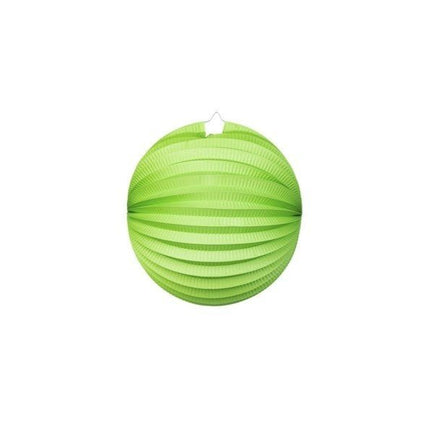 Licht Groene Lampion 25cm van WeFiesta koop je bij Partywinkel
