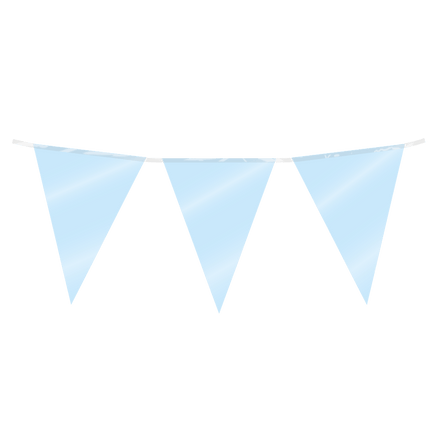 Lichtblauwe Slinger 10m - Partywinkel - 8716764236259