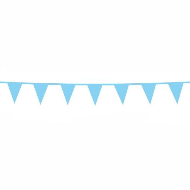 Lichtblauwe Slingers Mini 3m van WeFiesta koop je bij Partywinkel