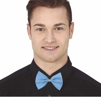 Lichtblauwe Strik 11cm van Fiestas Guirca koop je bij Partywinkel