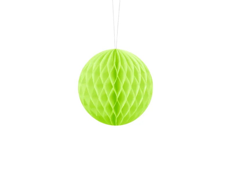 Lichtgroene Honeycomb 10cm van Partydeco koop je bij Partywinkel