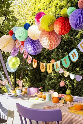 Lichtgroene Honeycomb 20cm van Partydeco koop je bij Partywinkel