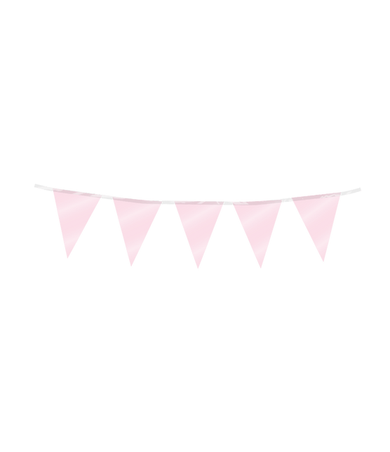 Lichtroze Slinger Mini Folie 3m - Partywinkel - 8716764246579