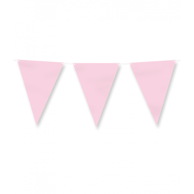 Lichtroze Slinger Pastel 6m van Paper Dreams koop je bij Partywinkel