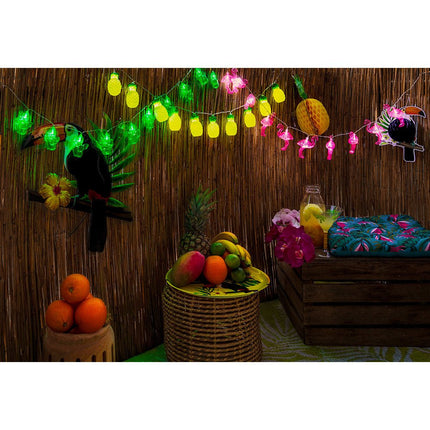 Lichtslinger LED Flamingo 1,4m van Boland koop je bij Partywinkel