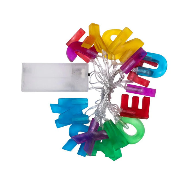 Lichtslinger LED Joyeux Anniversaire 2m van Boland koop je bij Partywinkel