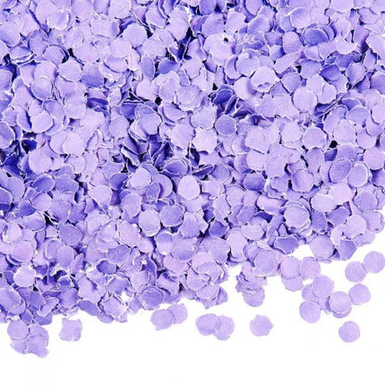 Lila Confetti 1cm 100gr van WeFiesta koop je bij Partywinkel