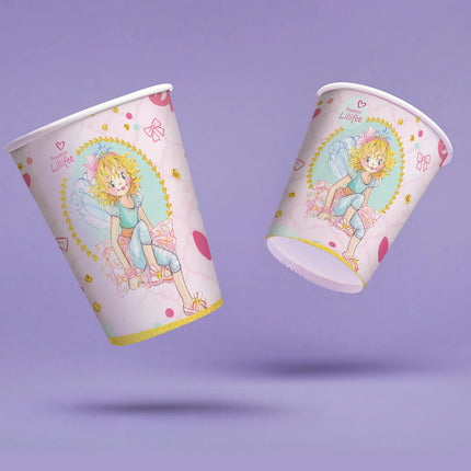 Kubki z motywem Księżniczki Lillifee, 250 ml, 8 sztuk