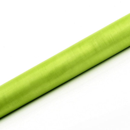 Lime Groene Organza Stof 36cm 9m van Partydeco koop je bij Partywinkel