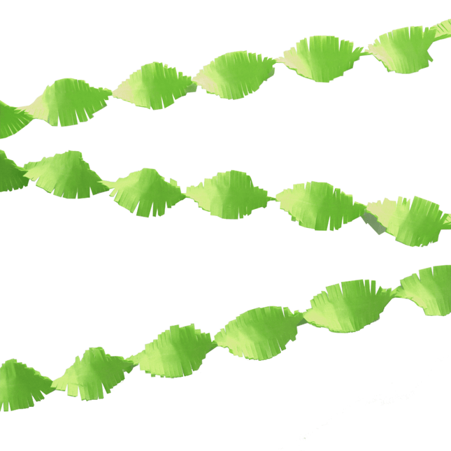 Lime Groene Slingers Crepe 24m - Partywinkel - 5712735011712
