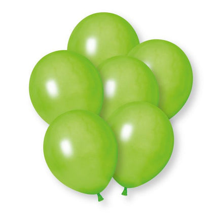 Limegroene Ballonnen 30cm 10st van Unique koop je bij Partywinkel