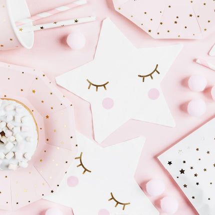 Little Star Star Servetten 16cm 20st van Partydeco koop je bij Partywinkel