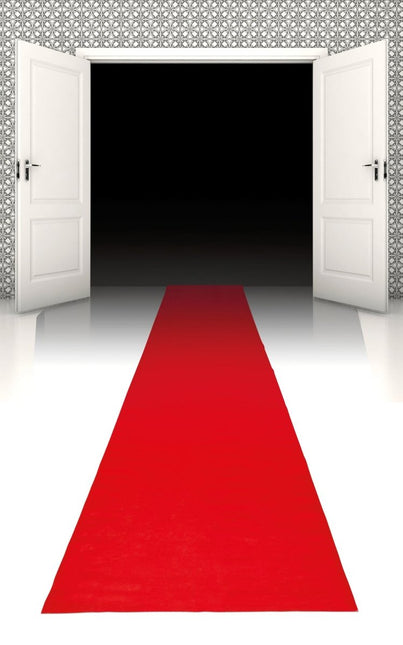 Loper Rood 450x60cm van Boland koop je bij Partywinkel