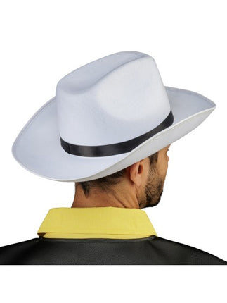 Kapelusz kowbojski Lucky Luke – biały, rozmiar uniwersalny