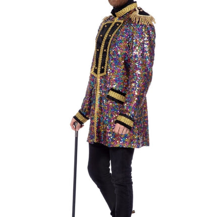 Luxe jas pailletten multicolour - Partywinkel - 8720059079162