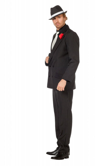 Maffia Kostuum Zwart Wit van Wilbers & Wilbers koop je bij Partywinkel