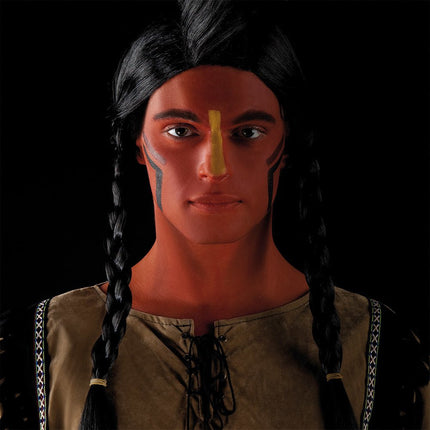 Make Up Set Indiaan Waterbasis 5 delig van Boland koop je bij Partywinkel