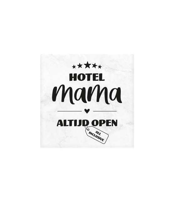 Hotel Mama Marble Coasters 10cm