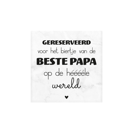 Marmurowe podstawki Dear Daddy 10 cm