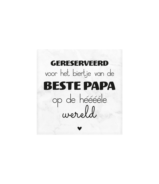 Marmurowe podstawki Dear Daddy 10 cm