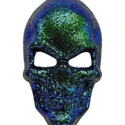MASKER SCHEDEL - PAILLETTEN van Widmann koop je bij Partywinkel
