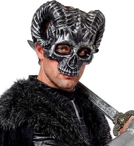 MASKER SCHEDEL RAM - HARD PLASTIC van Widmann koop je bij Partywinkel