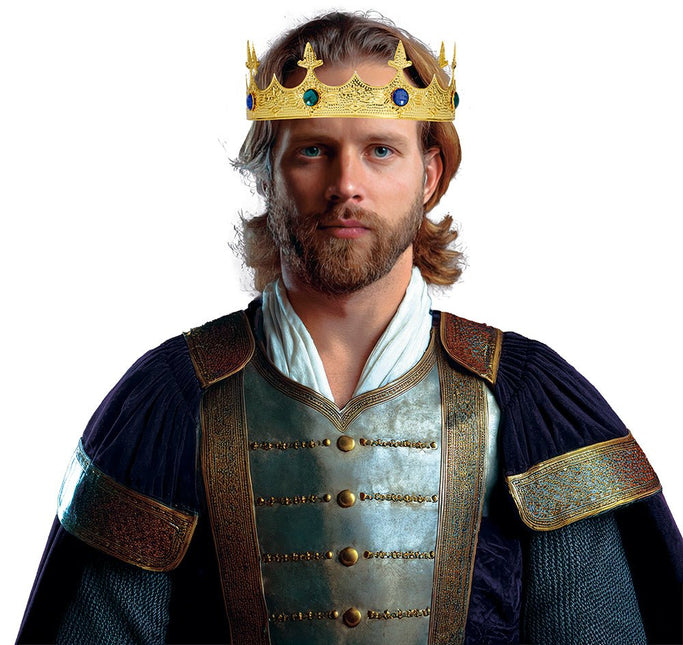 Medieval Gouden Metallic Kroon van Fiestas Guirca koop je bij Partywinkel