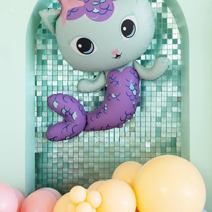 MerCat folie ballon, 80x82 cm van Partydeco koop je bij Partywinkel