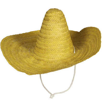 Mexicaanse Hoed Geel van Fiestas Guirca koop je bij Partywinkel