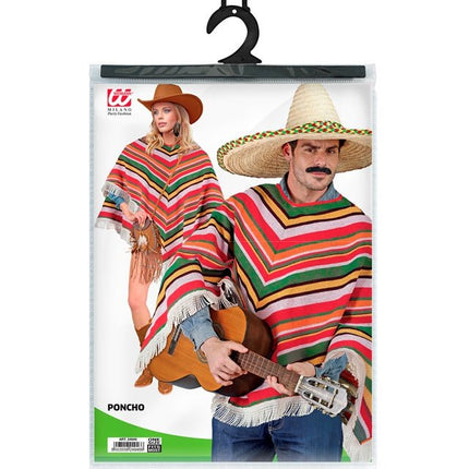 Mexicaanse Poncho One Size van Widmann koop je bij Partywinkel