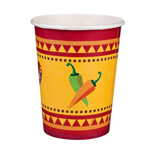 Mexico Bekers Papier 210ml 10st van Boland koop je bij Partywinkel