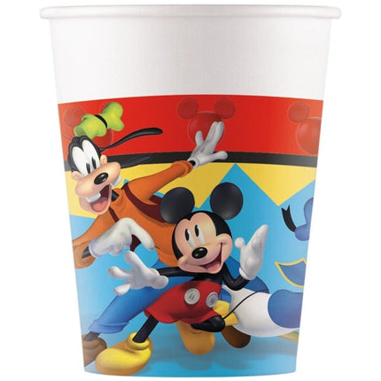 Mickey Jump Into Fun Fsc Paper Cups 200Ml (Wm) 8St van Procos koop je bij Partywinkel