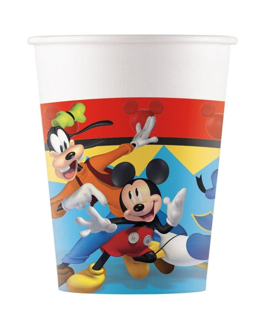 Mickey Jump Into Fun Fsc Paper Cups 200Ml (Wm) 8St van Procos koop je bij Partywinkel