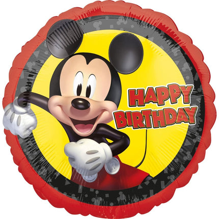 Mickey Mouse Helium Ballon Happy Birthday Versiering 43cm leeg van Anagram koop je bij Partywinkel