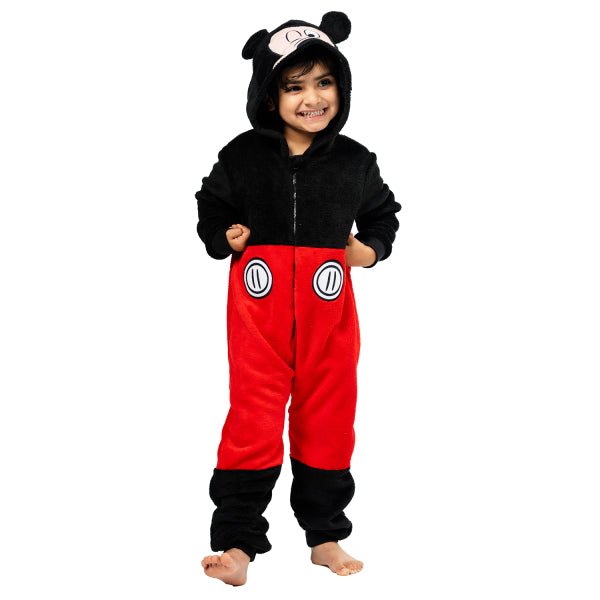 Mickey Mouse Kostuum Zwart Rood Kind van Riethmueller koop je bij Partywinkel
