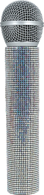 Microphone with glitter 21 cm van Fiestas Guirca koop je bij Partywinkel