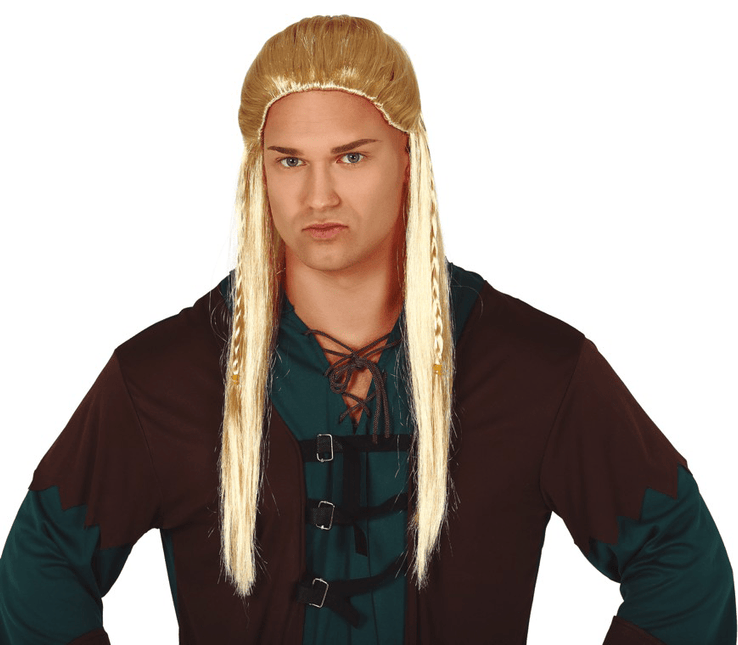 Middeleeuwse Pruik Blond van Fiestas Guirca koop je bij Partywinkel