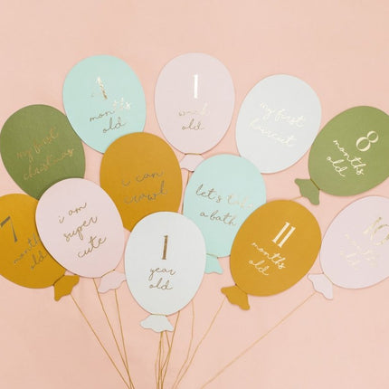 Mijlpaal Kaarten Ballonnen van Partydeco koop je bij Partywinkel